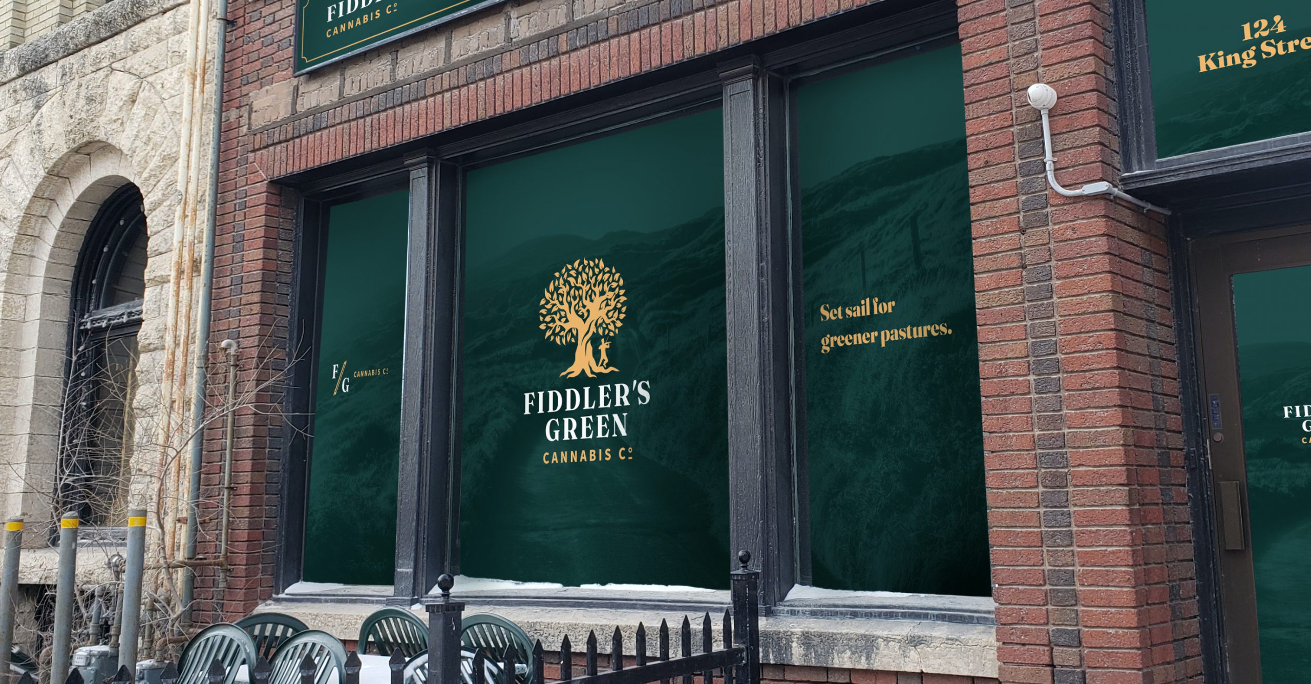 Inside Fiddler's Green Cannabis — King Street Winnipeg